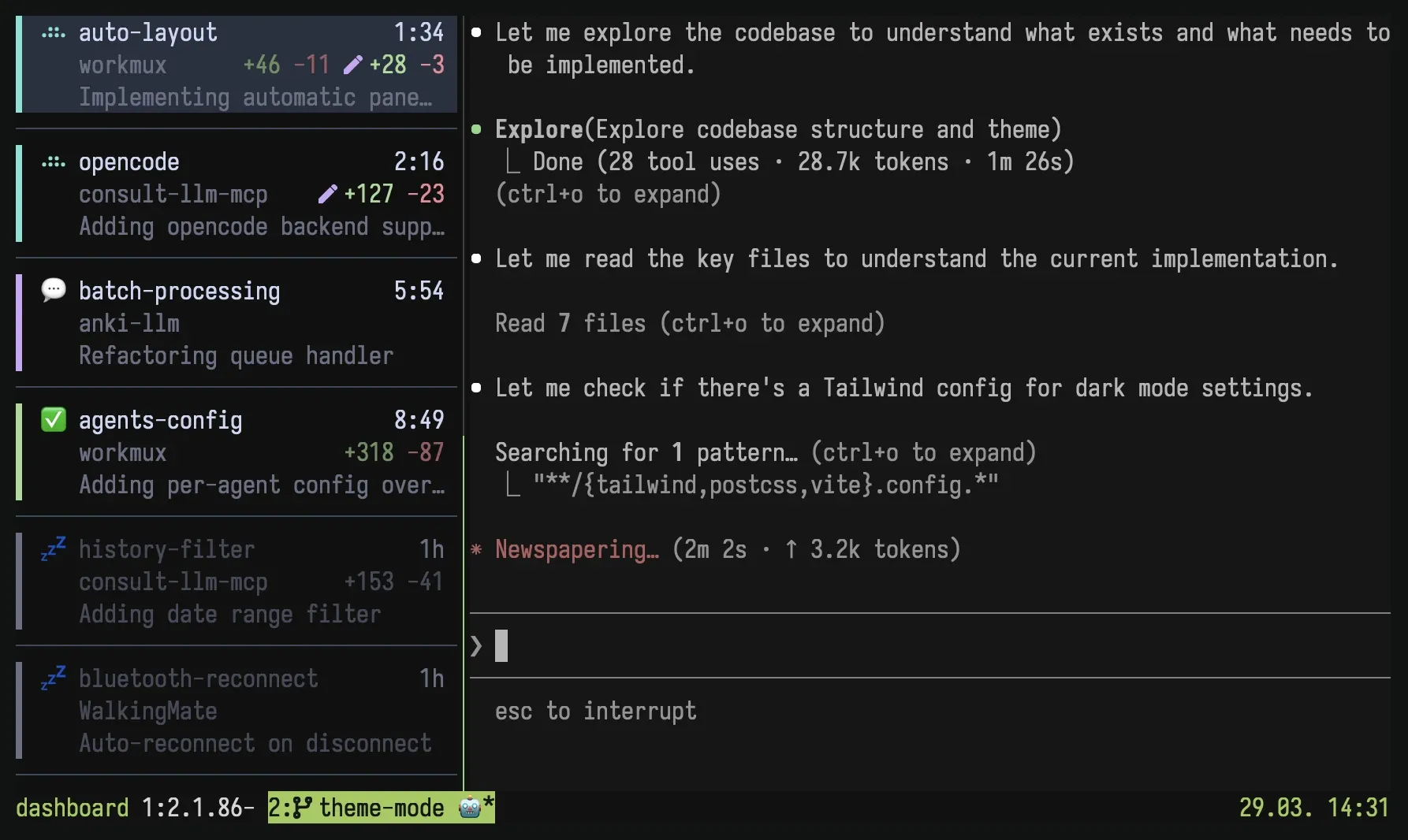 workmux sidebar